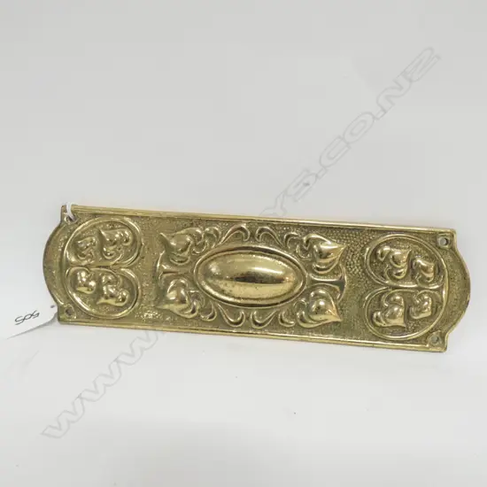 ART NOUVEAU COPPER PLAQUE L. 255MM