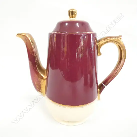 ASCOT CROWN LYNN COFFEE POT H. 225MM