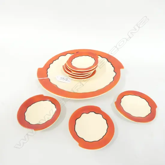 9 PCE HOR D'OEUVRES SET 200MM DIA