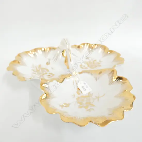 VICTORIAN TRIPLE PLATTER L. 280MM
