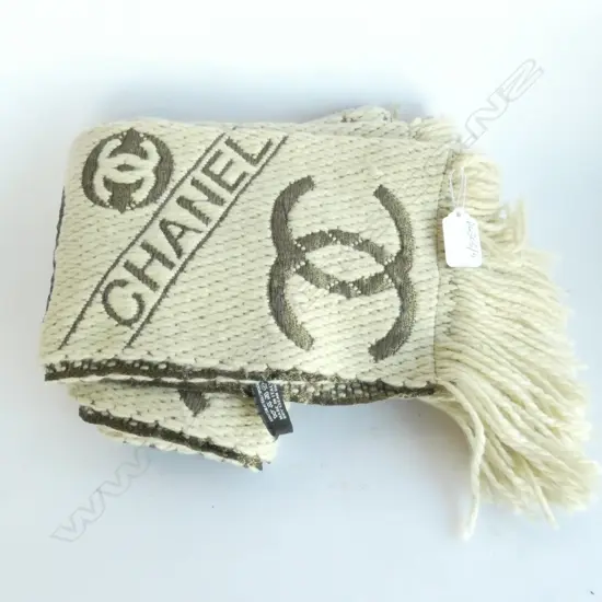  FAUX CHANEL WOOL SCARF