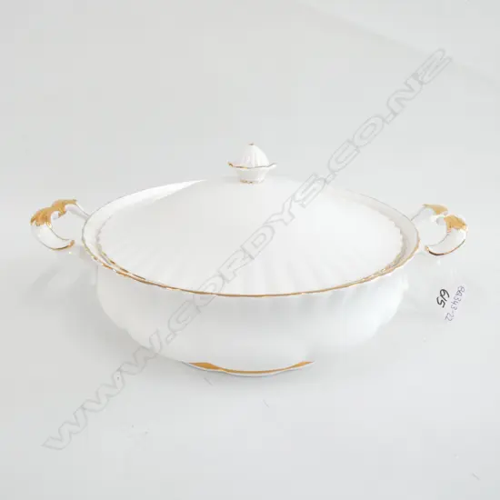 ROYAL ALBERT VAL D'OR LIDDED TUREEN, DIA. 220MM