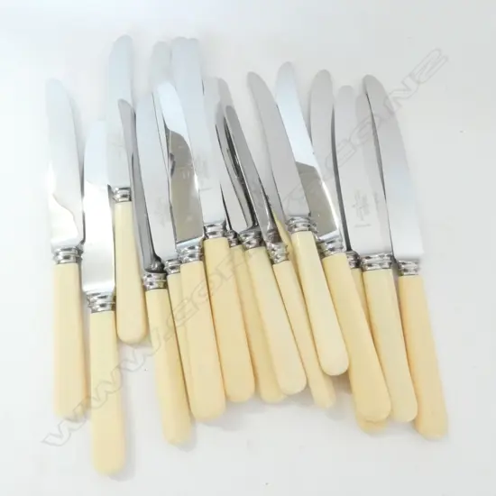 BAG MAPPIN & WEBB IVORINE KNIVES (18) 