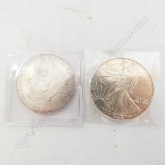 2 TROY OUNCE 999 SILVER LIBERTY COIN TOKENS 