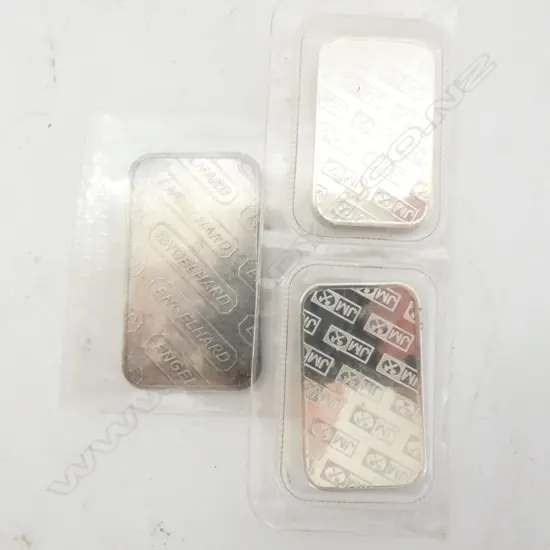 3 999 SILVER TOKENS; 2X 1/2 OUNCE TROY + 1X 1 TROY OUNCE