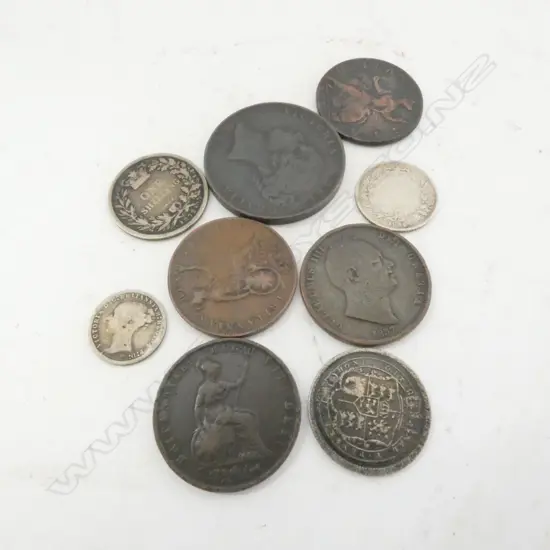 ASST. 19thC ENGLISH COINS