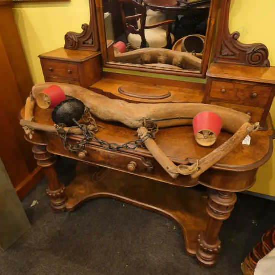 3 LAMP EUROPEAN WOODEN YOKE  L. 1000MM