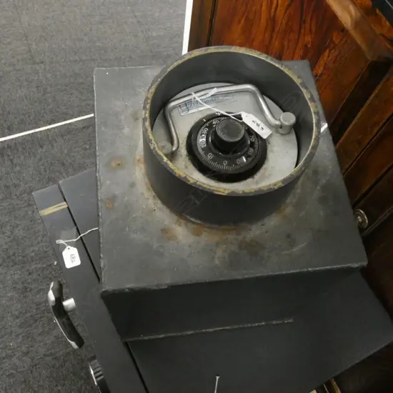 VINTAGE GUARDIAN HOME SAFE, 70 X 70 MM X H. 300MM