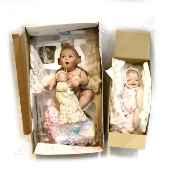 2 BOXES ASST. ASHTON-DRAKE BABY DOLLS