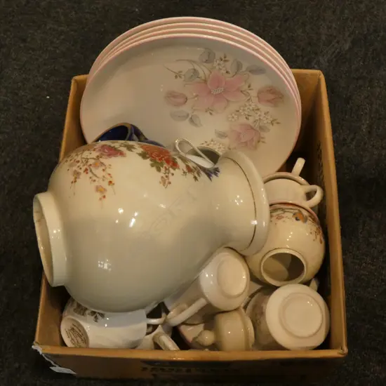 BOX LOT ASST CHINA, GINGER JARS ETC