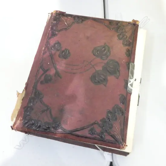 ANTIQUE FRENCH EMPTY PHOTOGRAPH ALBUM AF H. 280MM