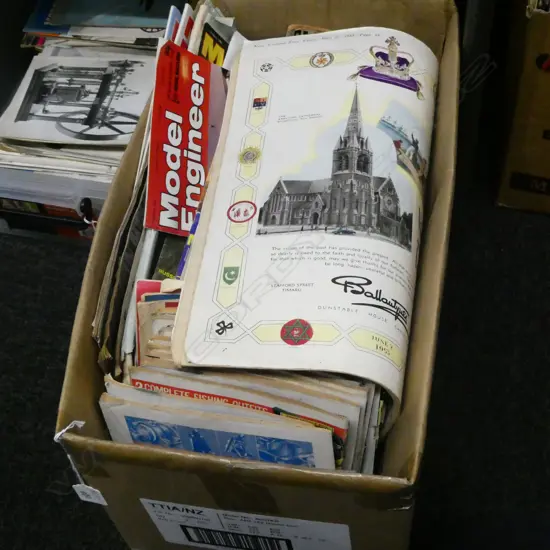 LARGE BOX ASST. VINTAGE MAZAZINES 