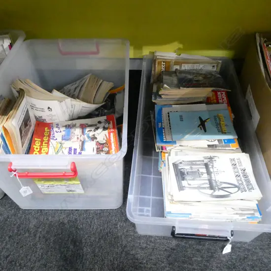 2 BOXES VINTAGE ENGINEERING MAGAZINES