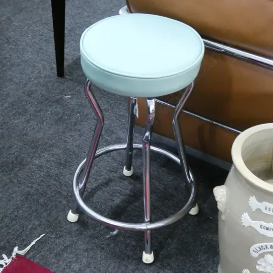 1960S CHROME STOOL