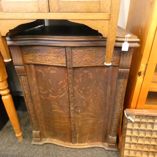 ANTIQUE SEWING MACHINE CABINET H. 760MM
