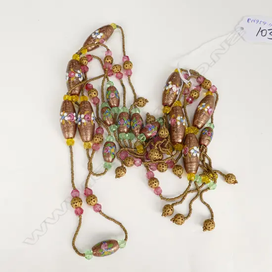 VENETIAN BEAD SARTOIR NECKLACE 