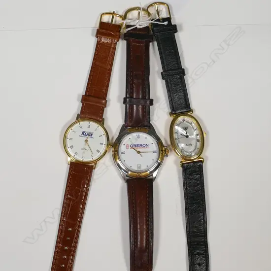 THREE ASSORTED WRISTWATCHES
