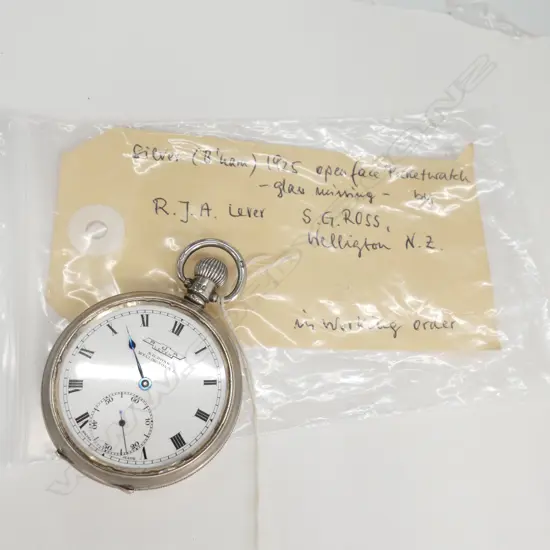 S. G. ROSS WELLINGTON POCKETWATCH BIRMINGHAM 1925