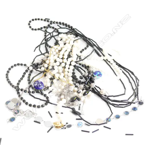 CRYSTAL PEARL NECKLACE & OTHERS