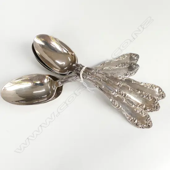 STERLING CUTLERY; 5 SPOONS 216 GRAMS  
