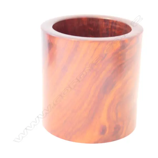 CHINESE ROSEWOOD BRUSH POT 155MM H