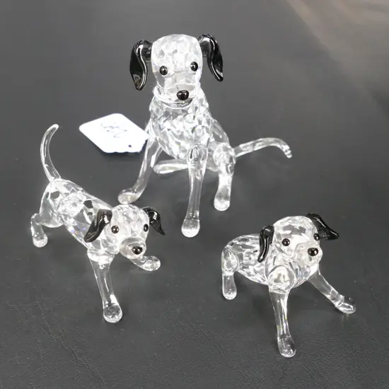 CRYSTAL DOGS X3 TALLEST H.60MM
