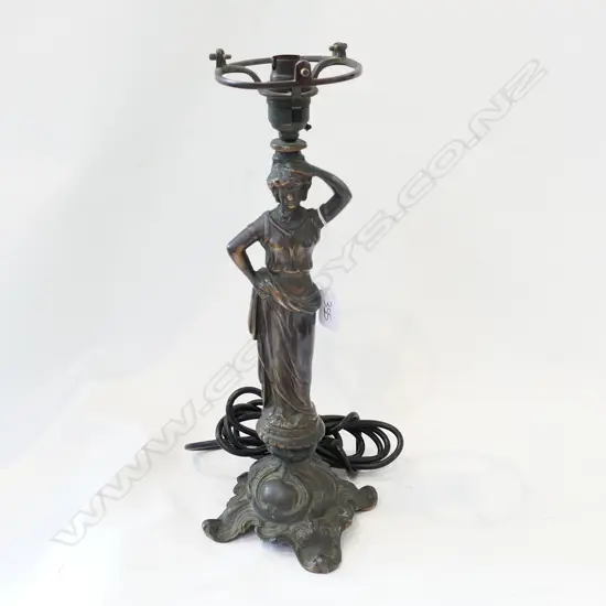 BRONZE LAMP BASE 380MM H