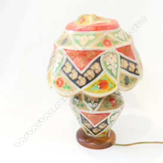 PAPERMACHE LAMP 360MM H