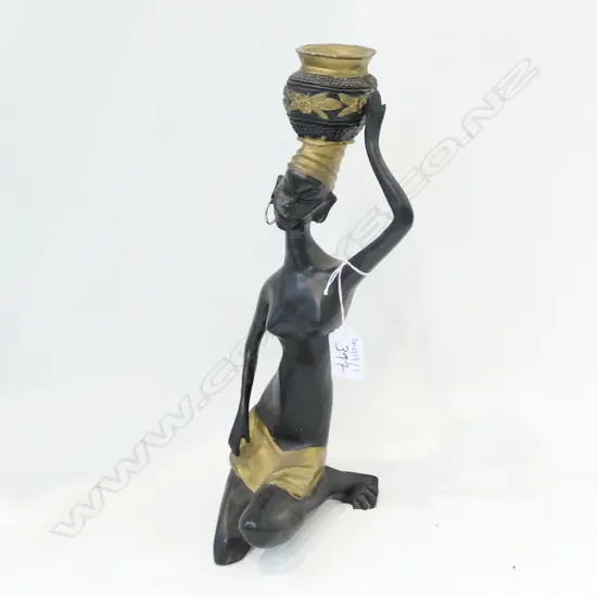 FEMALE AFRICAN FIGURE 310MM H