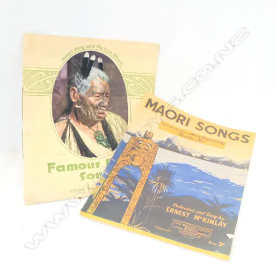 2 BOOKS OF MAORI SONGS