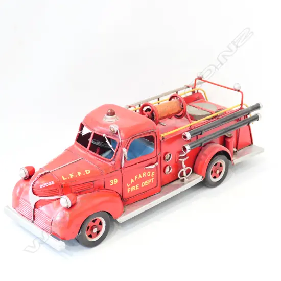 LAFARGE FIRE DEPT. FIRETRUCK BOYLE TOYS C. 2013, 330MM L