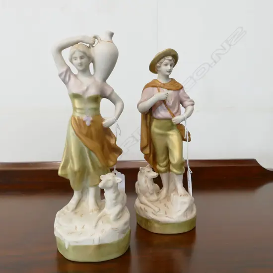 PR OF ROYAL DUX FIGURES MAN AND WOMAN 250MM H