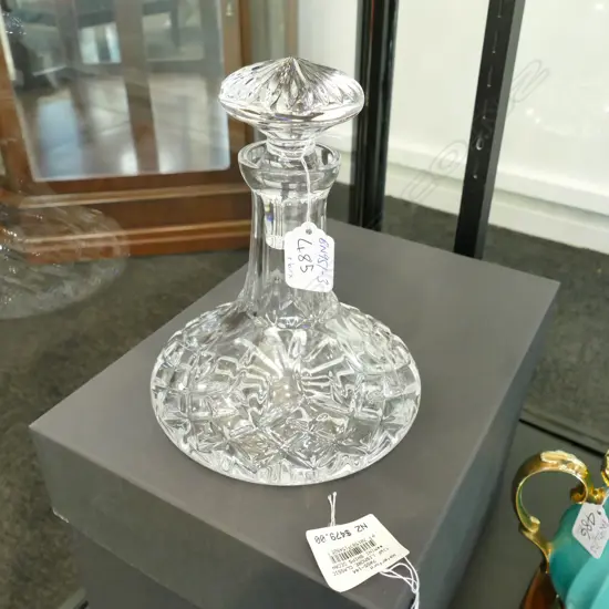 WATERFORD CRYSTAL LISMORE SHIP'S DECANTER