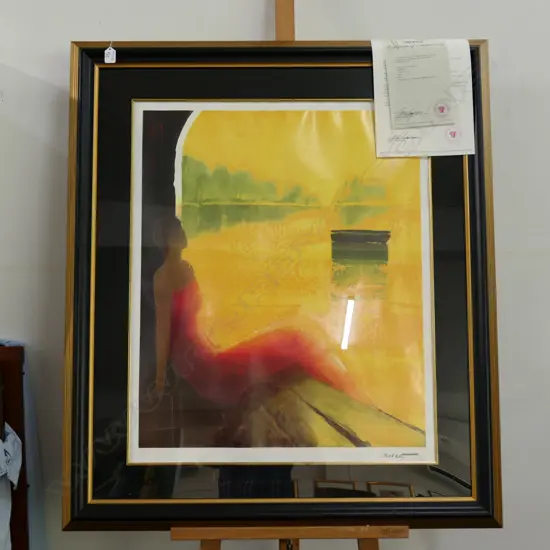 EMILE BELLET 'D'OR ET DE REVE' SERIOLITHOGRAPH IN COLOUR, 2005, SIGNED, WITH CERTIFICATE