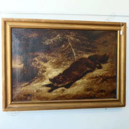 HUDSMAN, OIL PAINTING, 1889