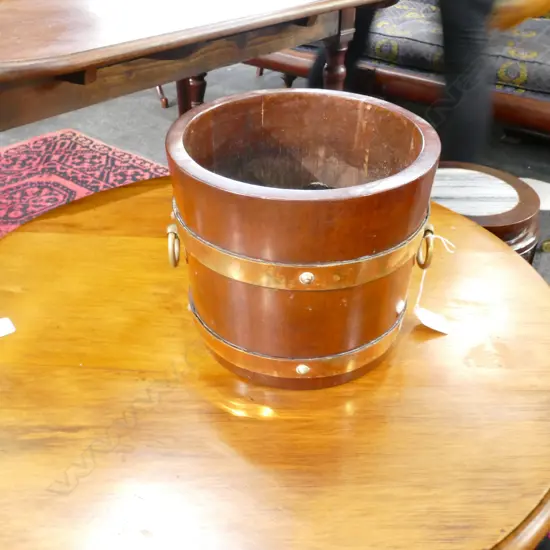 R.A.LISTER BRASS BOUND BARREL D 210 MM