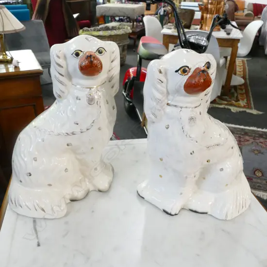PR STAFFORDSHIRE DOGS 240MM H