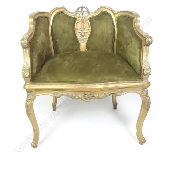 A French style salon chair