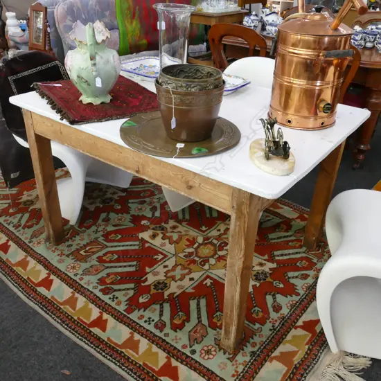 RUSTIC PINE KITCHEN TABLE 1260 X 900 MM