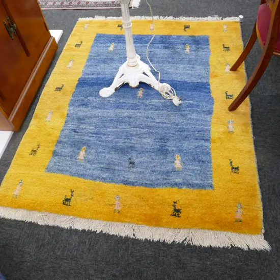 HAND WOVEN PERSIAN GABBEH RUG 1200 X 1550MM 