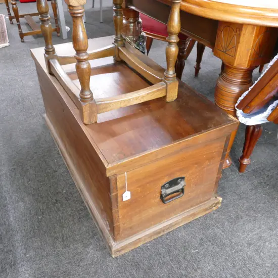 KAURI TRUNK WITH IRON HANDLES L 930 MM