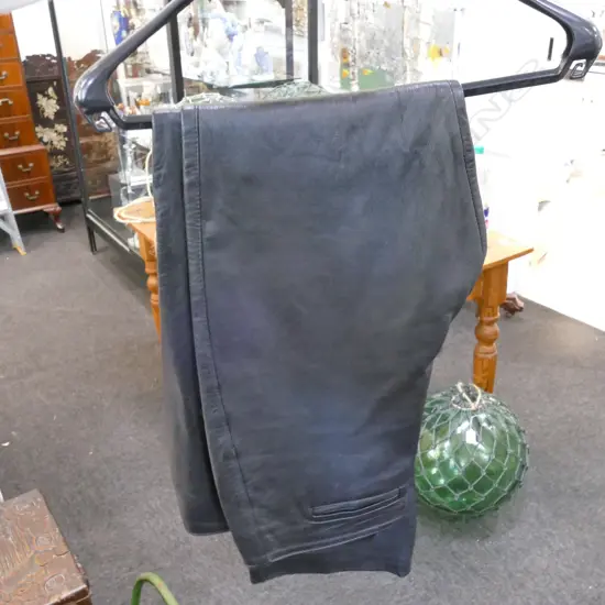 PAIR ITALIAN LEATHER TROUSERS