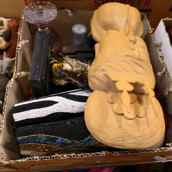 BOX LOT ORIENTAL ITEMS