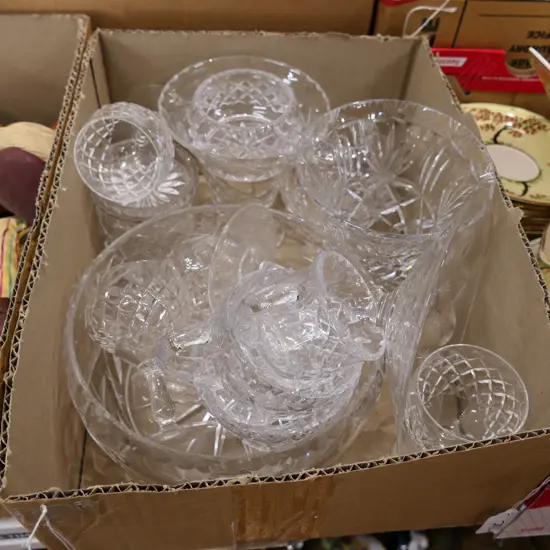 BOX LOT ASST. CRYSTAL