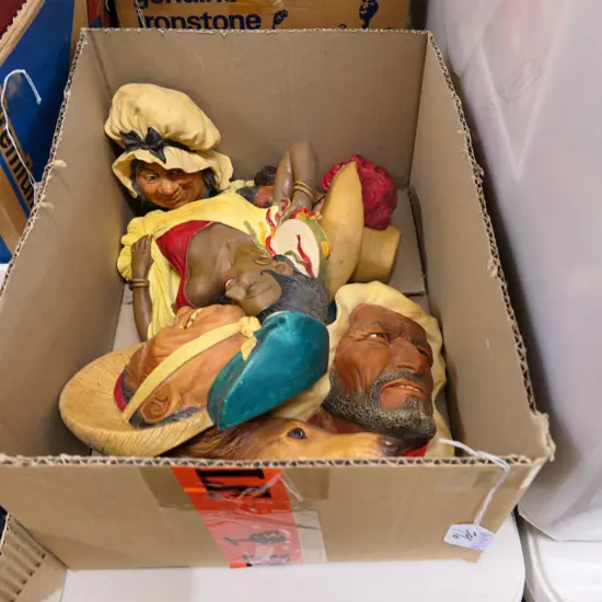 BOX LOT BOSSON WALL PLAQUES