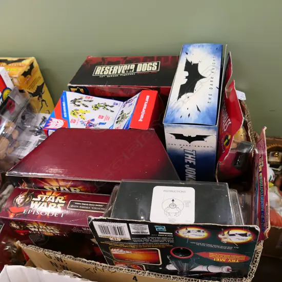BOX LOT BOXED TOYS; STAR WARS, MATCHBOX ETC