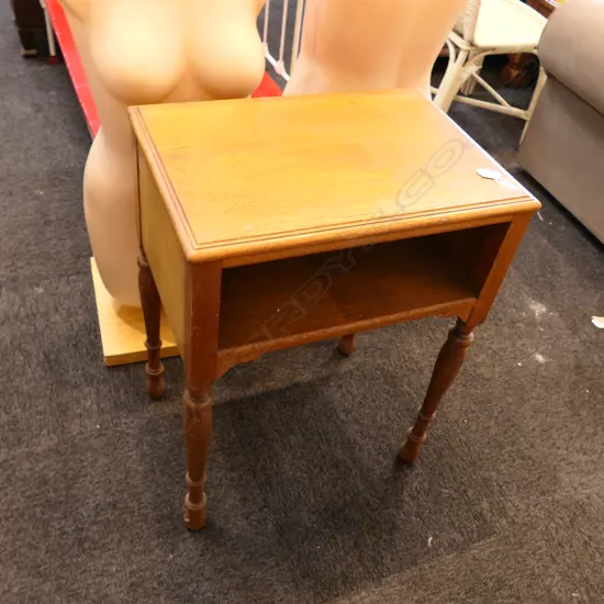 OAK TELEPHONE TABLE H 710 MM