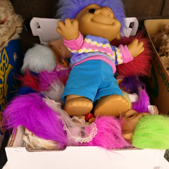 LOT ASST TROLL DOLLS