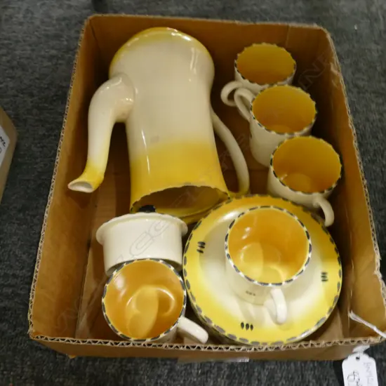 BOX LOT BURLEIGHWARE COFFEE SET