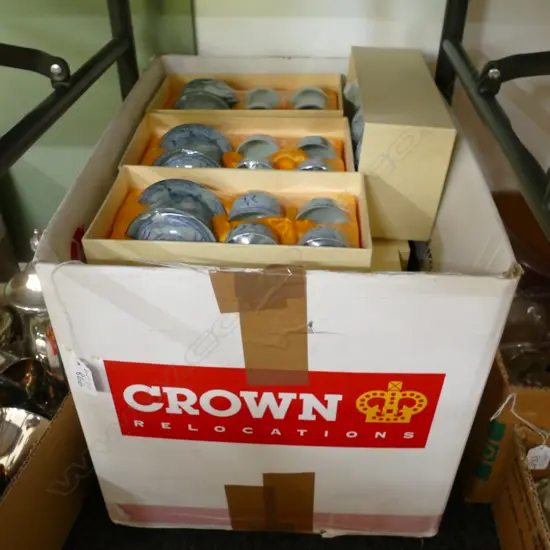 BOX LOT CHINESE TEA SETS